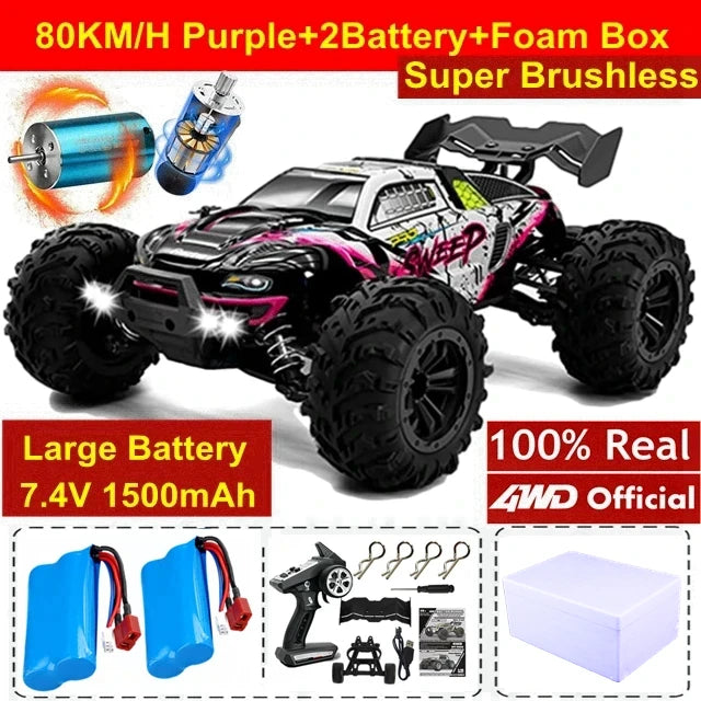Apex X80 – 1/16 4WD Brushless Off-Road RC Drift Truck