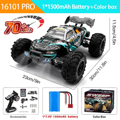 Apex X70 – 1/16 4WD High-Speed Off-Road RC Truck