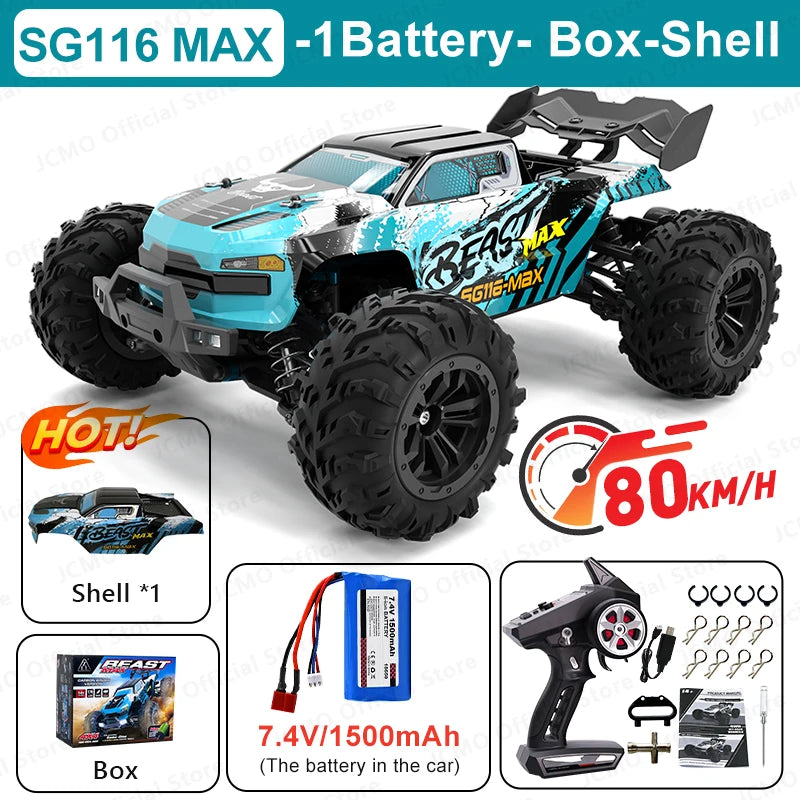 Apex SG116 MAX – 1/16 4WD Brushless Off-Road RC Truck