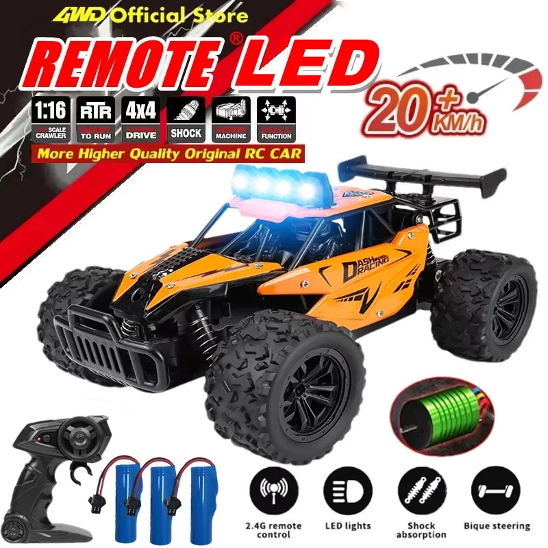 Apex X16 – 1/16 Scale 4WD High-Speed Off-Road RC Truck